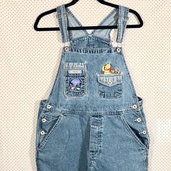 winnie the pooh overall shorts